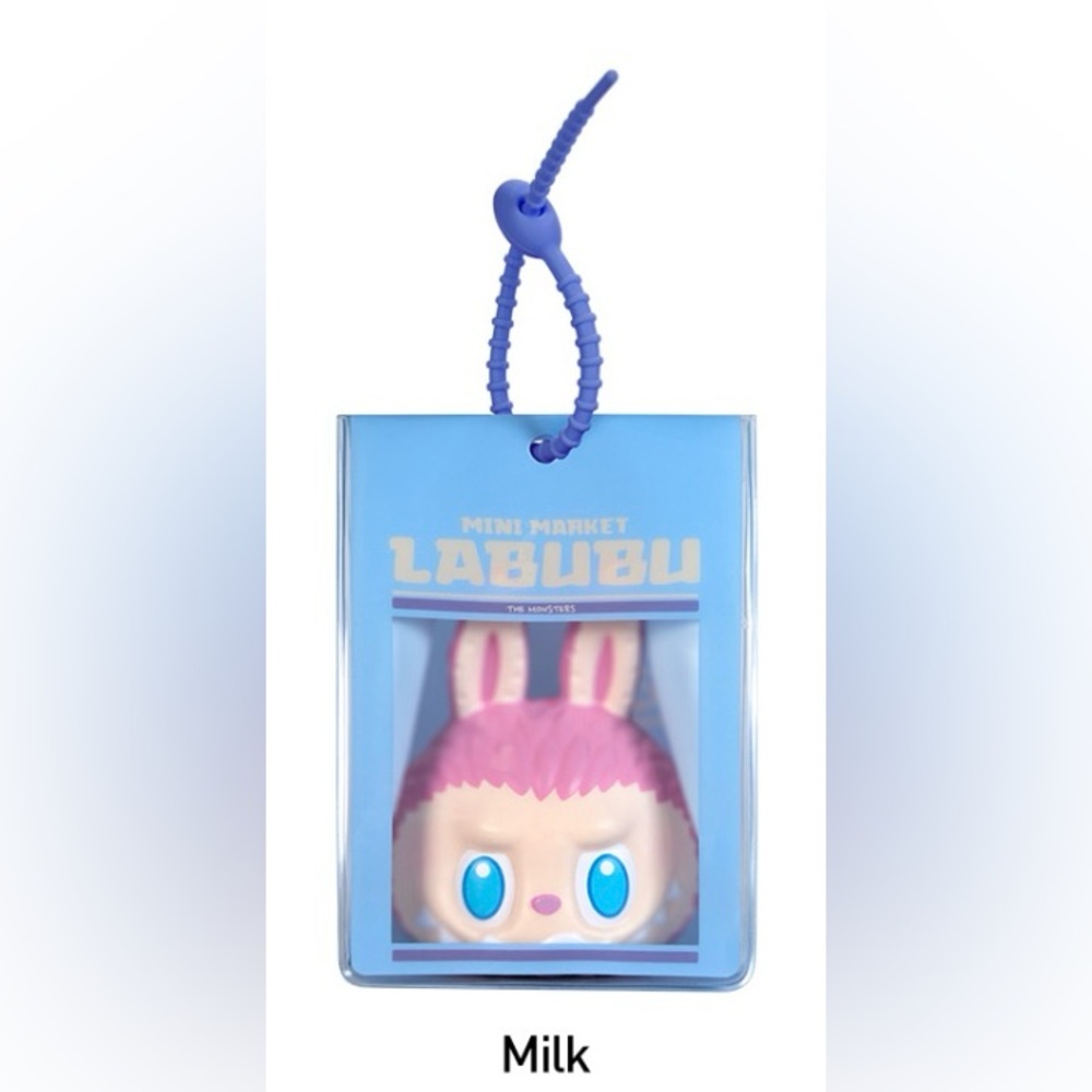 POP MART THE MONSTERS – Wacky Mart Series Squishy MILK Charm | Labubu | NIB 🐰🥛✨